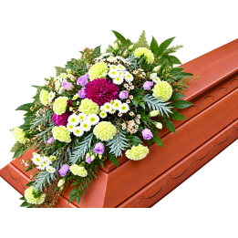 KR105 - Zelené Karafiáty a Eustoma oválná