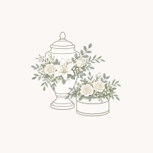 Kytice na urny a flower boxy